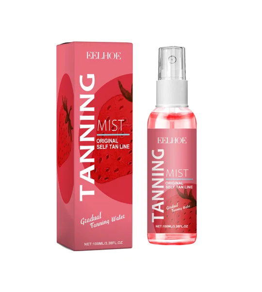 Sun-Free Self-Tanning Mist – Bronzed Summer Glow with Hyaluronic Acid & Glycerin – FREE SHIPPING