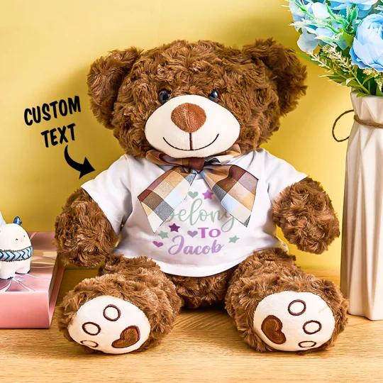 Personalized Teddy Bear Plush Toy | Baby Gift | KEEPSORA