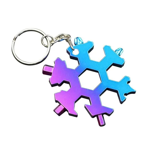 Snowflake Multitool Keychain Wrench | KEEPSORA