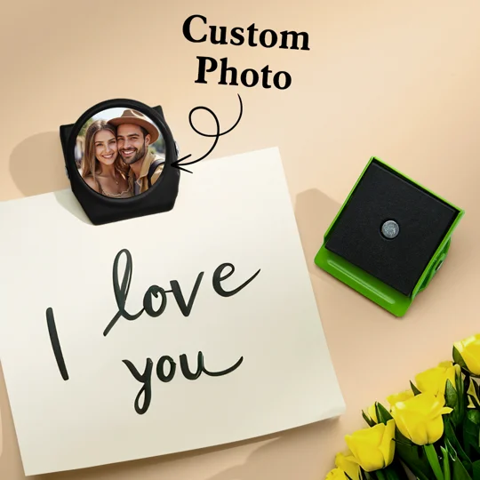 Personalized Photo Magnetic Clip | Custom Magnet Gift