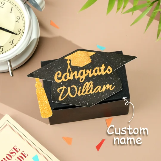 Personalized Graduation Money Gift Box | KEEPSORA