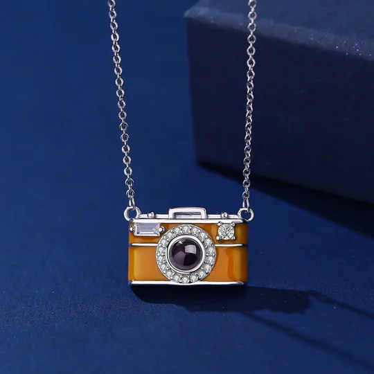 Personalized Camera Photo Projection Necklace | KEEPSORA