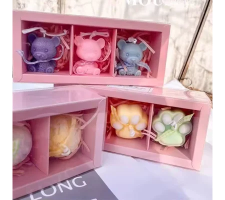 Strawberry Aromatherapy Candle Gift Box – Cute Decorative Candle Gift