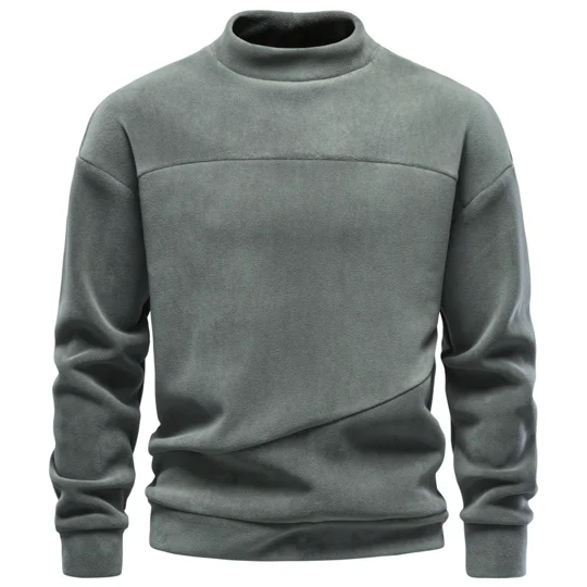Men's Loose Fit Half Collar Sweatshirt | KEEPSORA