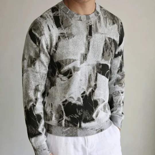 Men's Loose Fit Crewneck Sweater | KEEPSORA