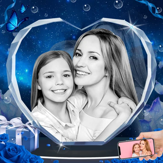 Personalized 3D Crystal Photo Gift | KEEPSORA