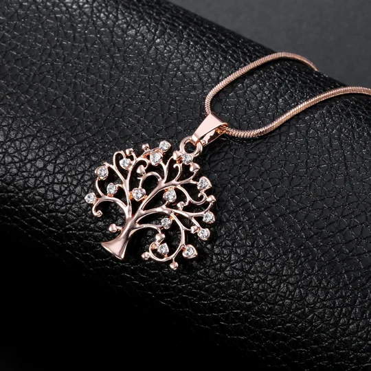 Tree of Life CZ Zircon Necklace for Women | KEEPSORA