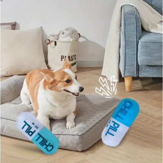 Plush Capsule Pet Sound Toy – 4 Colors | KEEPSORA