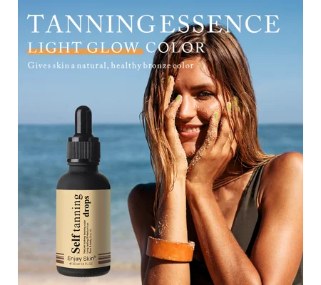 Enjoy Skin Self Tanning Serum – Moisturizing Sunless Tanning Oil