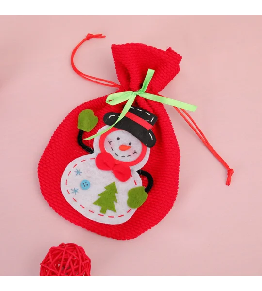 Personalized Christmas Snowman Gift Bag