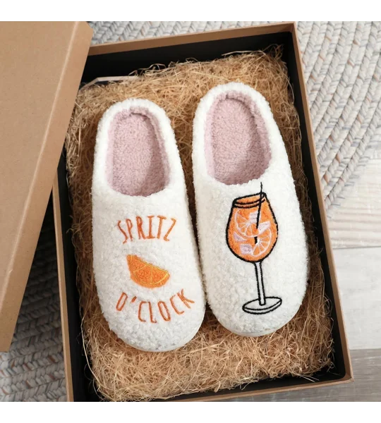 Cozy Faux Fur House Slippers – Plush Warm Unisex Indoor Slip-On Shoes with Thick Cushioned Sole