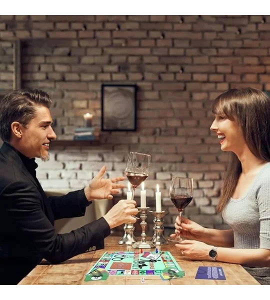 Adultopoly Couples Date Night Board Game – Funny Romantic Game for Him & Her – FREE SHIPPING