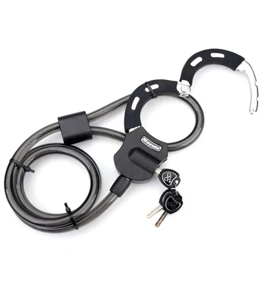 Heavy-Duty Scooter & Bike Security Lock – Steel Cable Key Lock – FREE SHIPPING