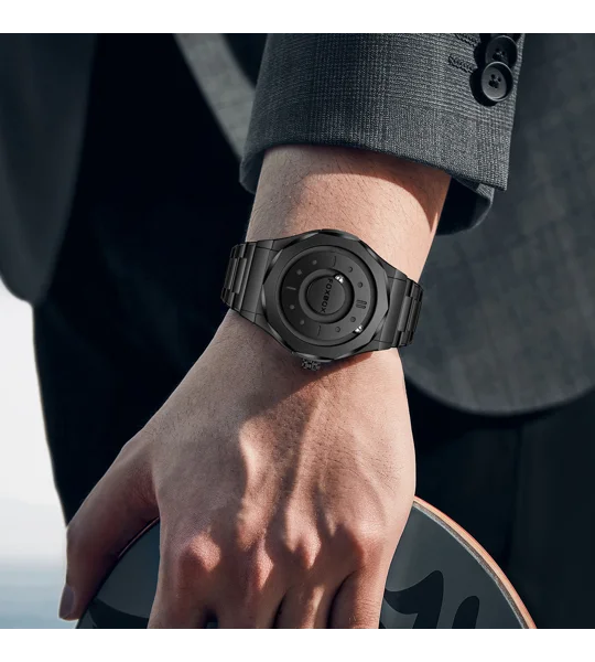 FOXBOX Magnetic Levitation Men's Watch – High-Tech Stainless Steel Concept Quartz Watch – FREE SHIPP
