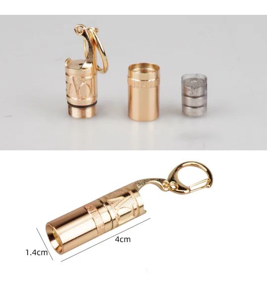 Mini LED Keychain Flashlight – Zinc Alloy Portable Pocket Light for Camping – FREE SHIPPING