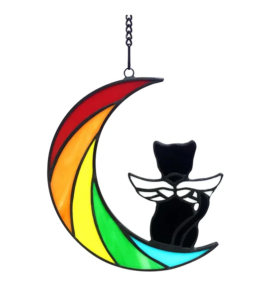 Cute Cat Acrylic Hanging Ornament – Cat Lover Window, Wall & Home Decoration – FREE SHIPPING