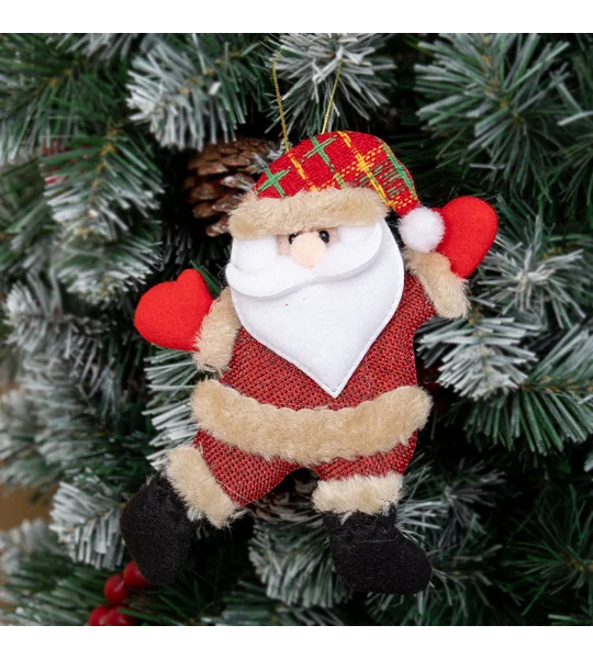 Christmas Ornaments – Festive Santa, Reindeer, Snowman & Bear Holiday Decoration – FREE SHIPPING