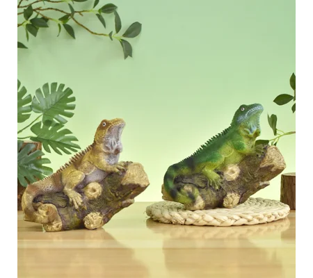 Lizard Ornament – Resin Reptile Figurine for Living Room & Wine Cabinet Decor – FREE SHIPPING