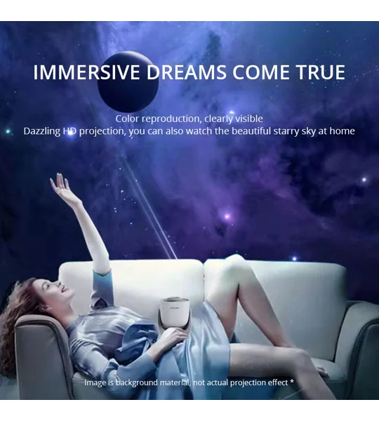 Starry Sky Projection Lamp – Romantic LED Galaxy Bedroom Light & Creative Gift – FREE SHIPPING