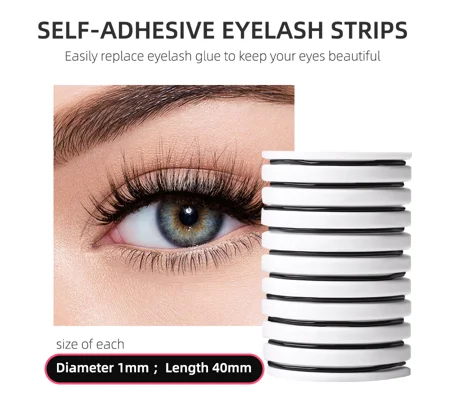 Self-Adhesive Eyelash Strips | Waterproof 10-Pack