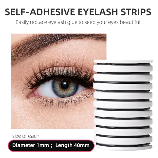 Self-Adhesive Eyelash Strips | Waterproof 10-Pack