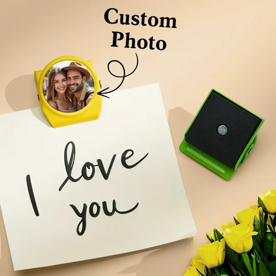 Personalized Photo Magnetic Clip | Custom Magnet Gift