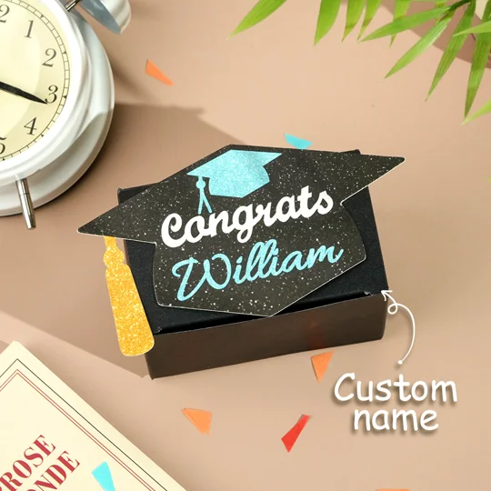 Personalized Graduation Money Gift Box | KEEPSORA