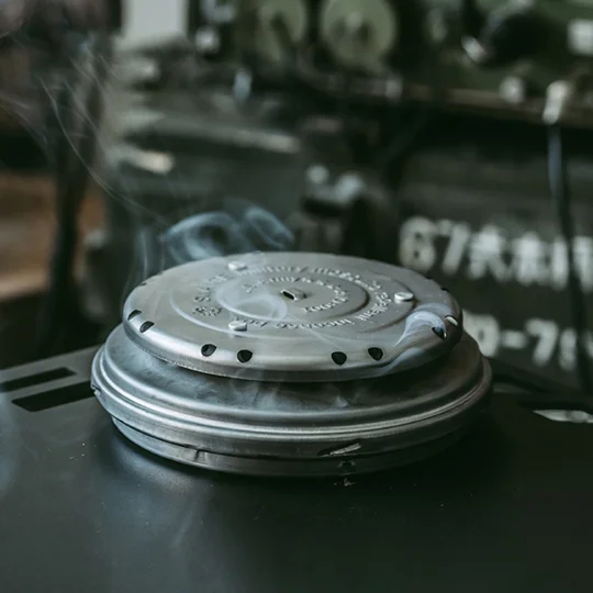 Outdoor Mosquito Coil Holder | Galvanized Metal