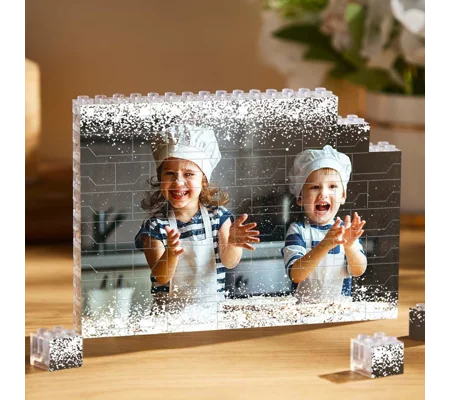 Personalized LED Photo Building Block Light – Custom Picture Keepsake