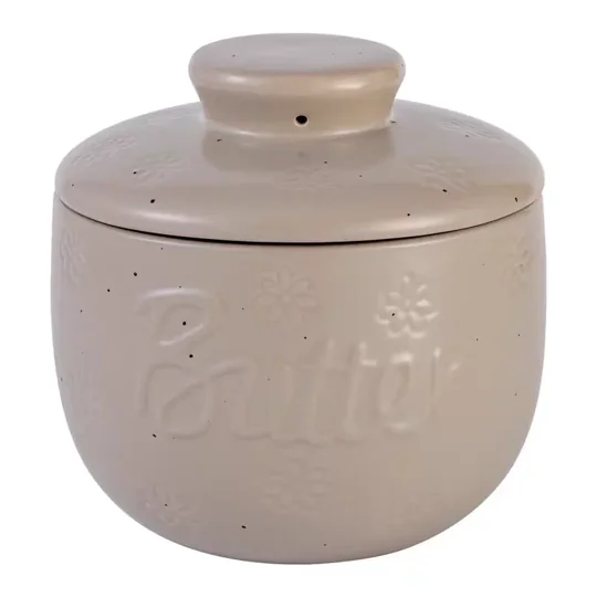 Retro Ceramic Butter Dish with Lid | KEEPSORA