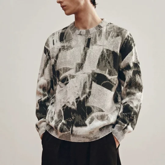 Men's Loose Fit Crewneck Sweater | KEEPSORA