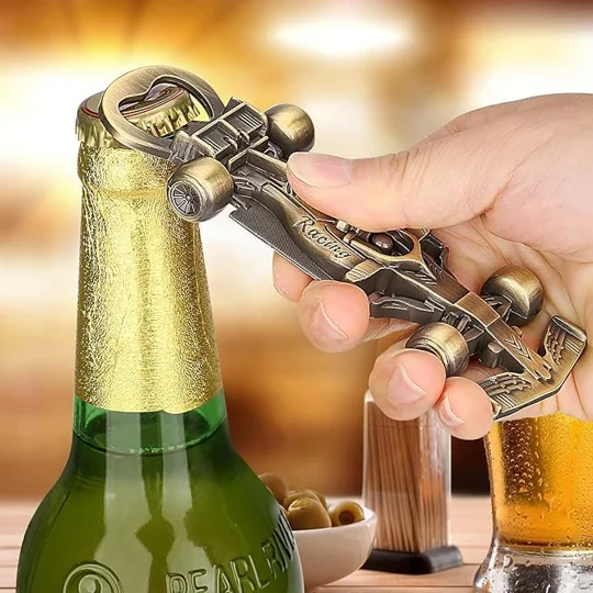 Vintage Car Bottle Opener – Bronze Gift for Him | KEEPSORA