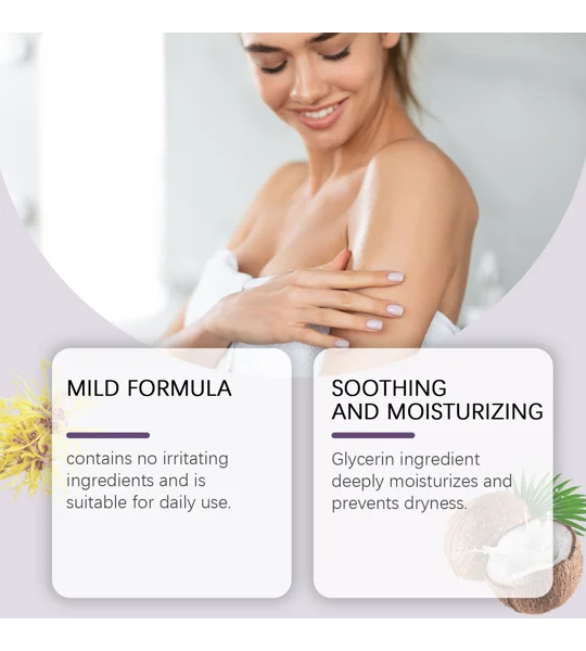 OUHOE Balance Bath Gel – Gentle Feminine Hygiene & Moisturizing Body Cleanser with Witch Hazel & Vit