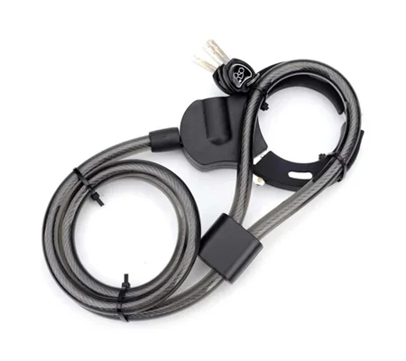 Heavy-Duty Scooter & Bike Security Lock – Steel Cable Key Lock – FREE SHIPPING