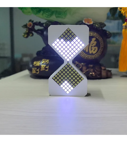 Cyber-Style LED Electronic Hourglass – Gravity-Sensing 1–30 Minute Rechargeable Timer – FREE SHIPPIN