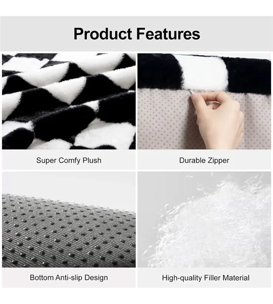 Washable Plush Dog & Cat Sofa Bed | Cozy Pet Couch