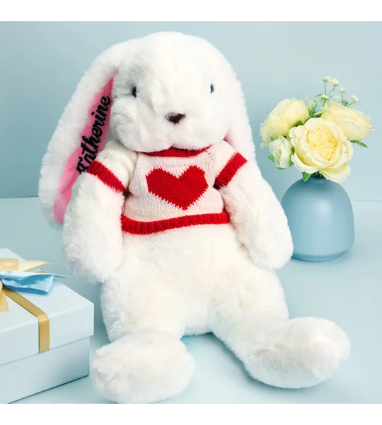 Personalized Bunny Plush Toy | Custom Name Rabbit Gift