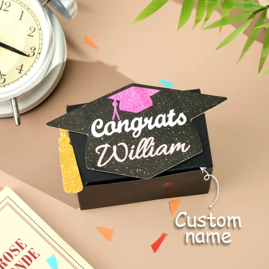 Personalized Graduation Money Gift Box | KEEPSORA