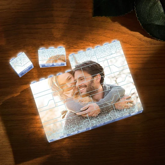 Personalized LED Photo Building Block | KEEPSORA