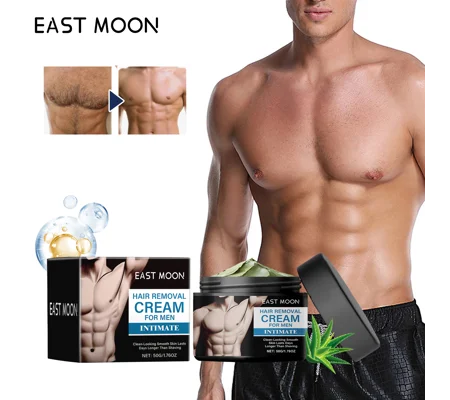 Men's Hair Removal Cream – Smooth Skin Depilatory with Aloe Vera & Vitamin E
