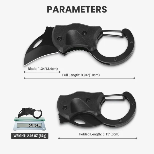 Mini Folding Pocket Knife Keychain 1.34" | KEEPSORA