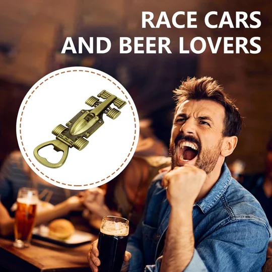 Vintage Car Bottle Opener – Bronze Gift for Him | KEEPSORA