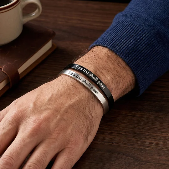 This Too Shall Pass Cuff Bracelet | KEEPSORA