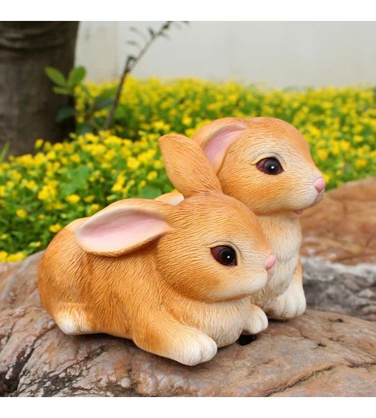 Adorable Rabbit Resin Flowerpot Planter – Cute Bunny Succulent Pot for Home, Desk & Garden Décor