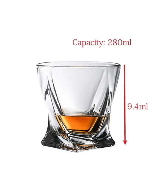 Personalized Whiskey Glass – Custom Logo or Text Rocks Glass for Groomsmen, Wedding & Gifts for Him