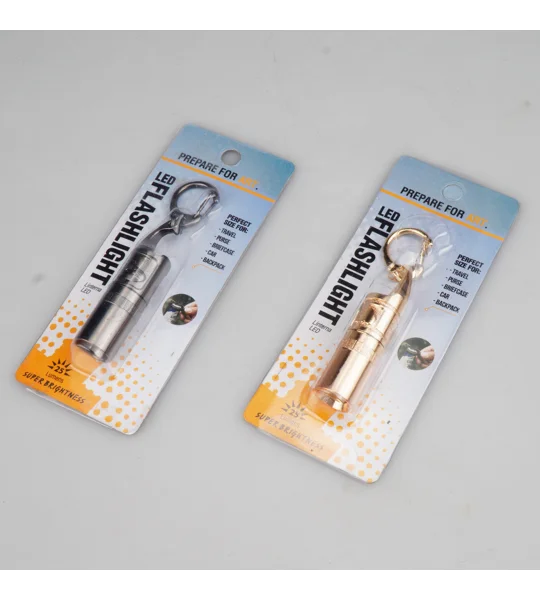 Mini LED Keychain Flashlight – Zinc Alloy Portable Pocket Light for Camping – FREE SHIPPING