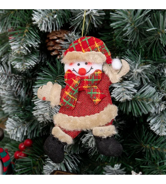 Christmas Ornaments – Festive Santa, Reindeer, Snowman & Bear Holiday Decoration – FREE SHIPPING