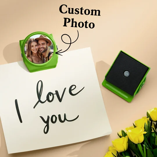 Personalized Photo Magnetic Clip | Custom Magnet Gift