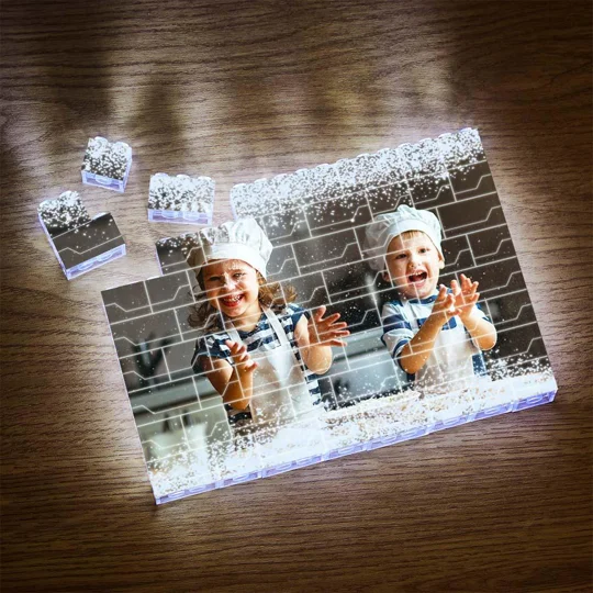 Personalized LED Photo Building Block | KEEPSORA