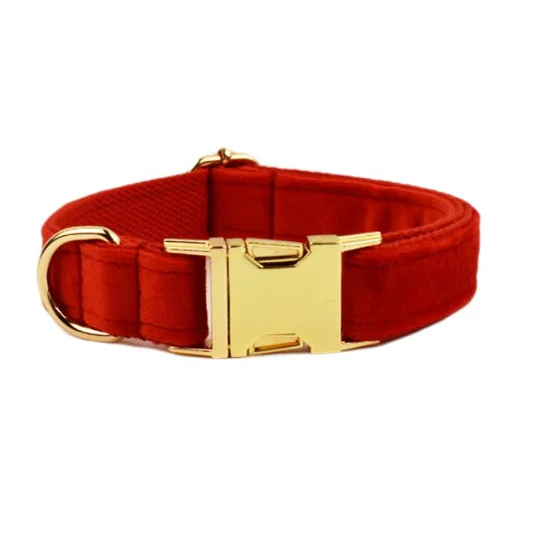 Personalized Velvet Dog Collar | Custom Name | KEEPSORA